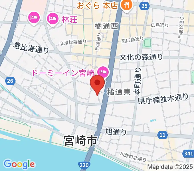 ニューレトロクラブの地図