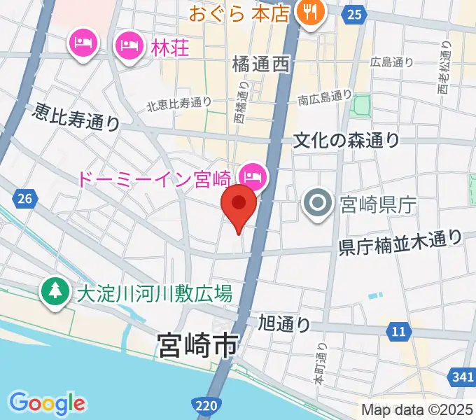 ニューレトロクラブの地図