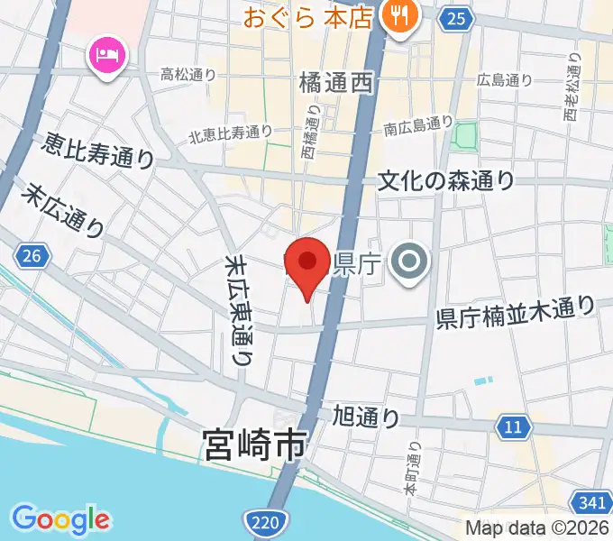 ニューレトロクラブの地図