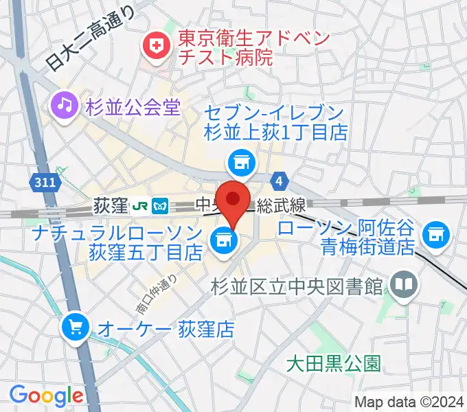 Studio Revivalの地図