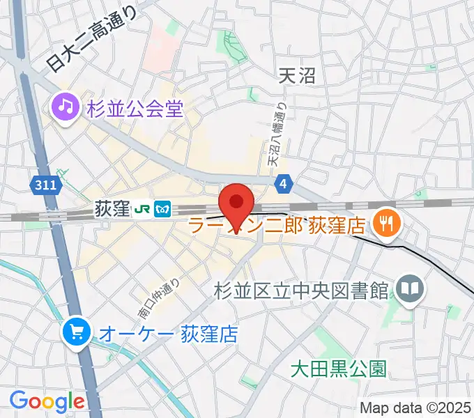 Studio Revivalの地図