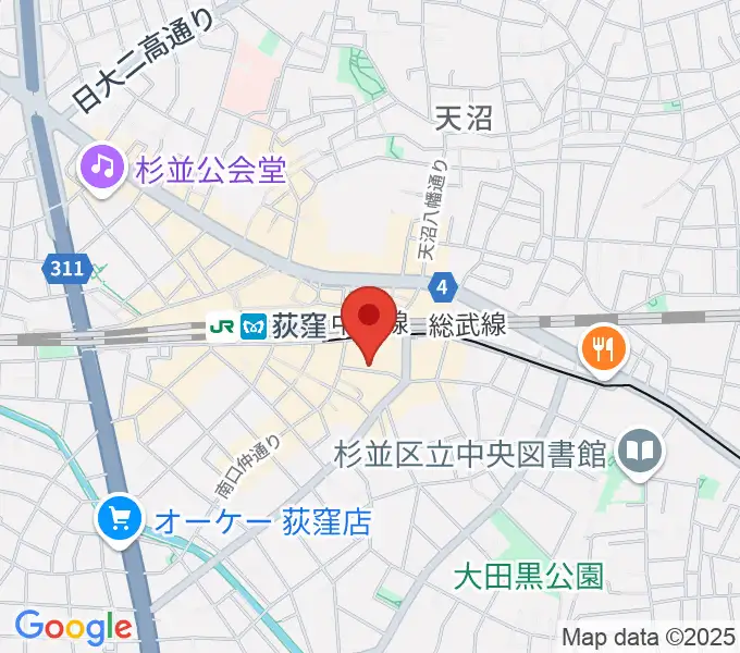 Studio Revivalの地図
