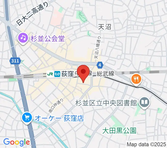 Studio Revivalの地図