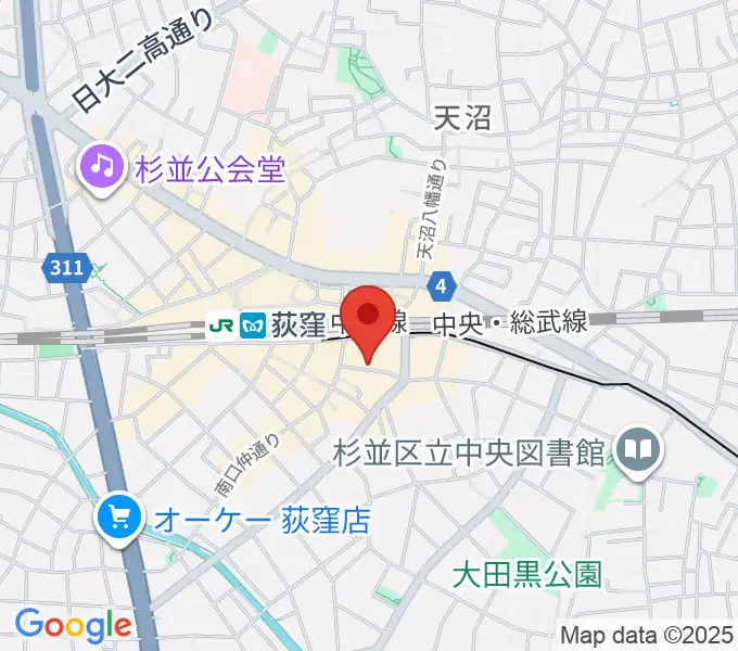 Studio Revivalの地図