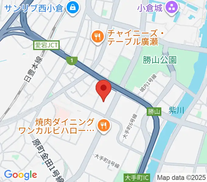 北九州ソレイユホール[休館中]の地図