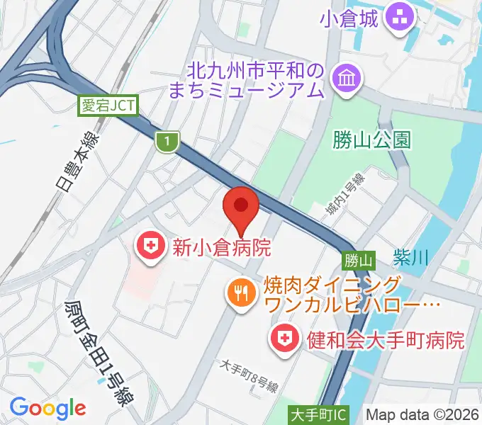 北九州ソレイユホール[休館中]の地図