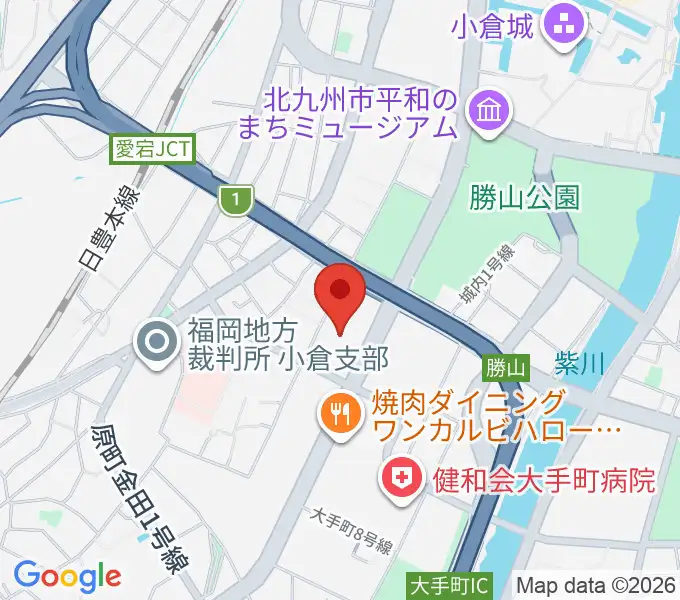 北九州ソレイユホール[休館中]の地図