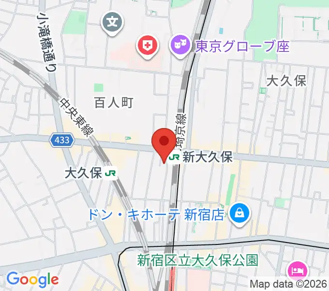 TC楽器の地図