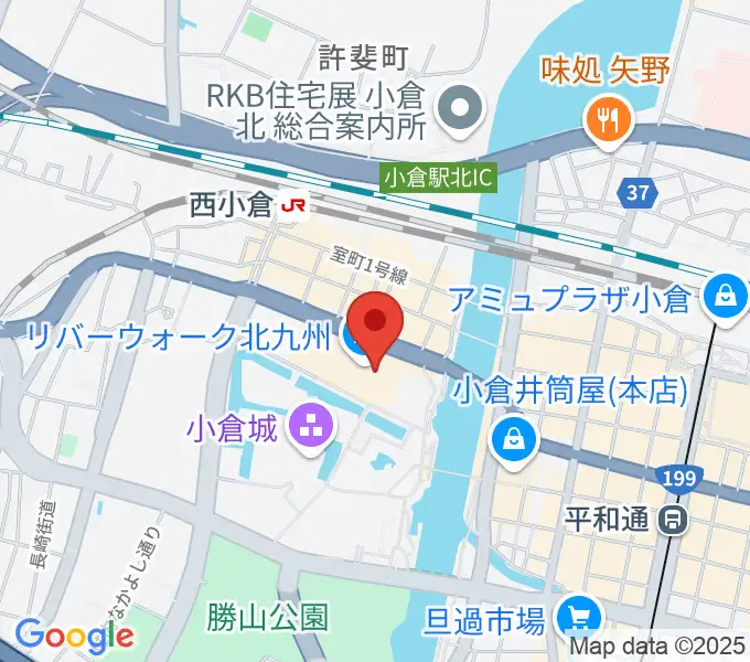J:COM北九州芸術劇場の地図