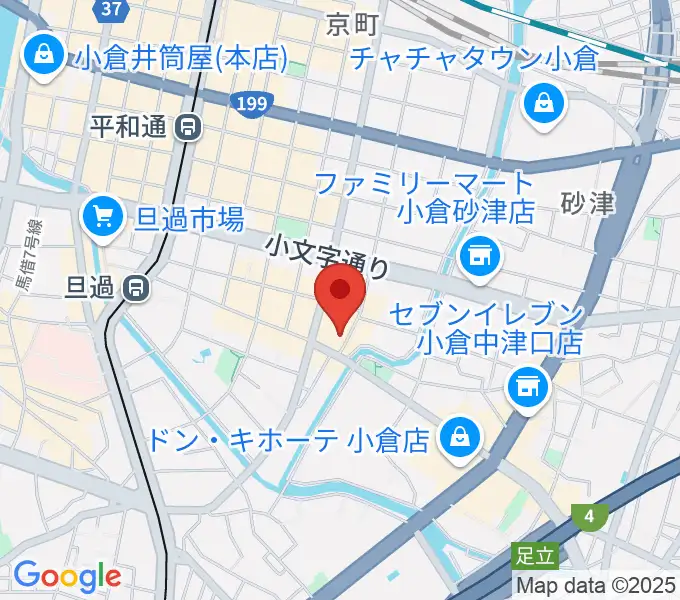 小倉フォークビレッジの地図