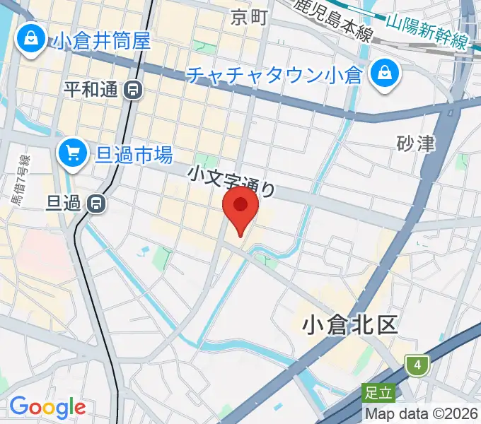 小倉フォークビレッジの地図