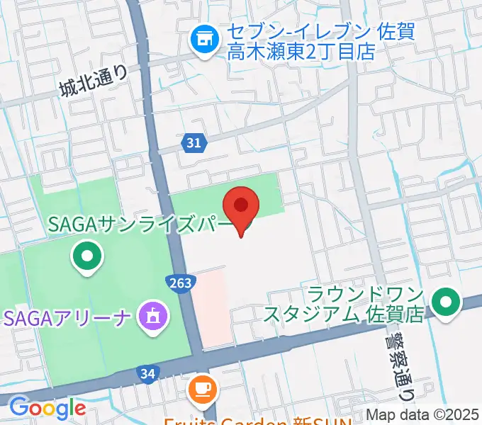 佐賀市文化会館の地図