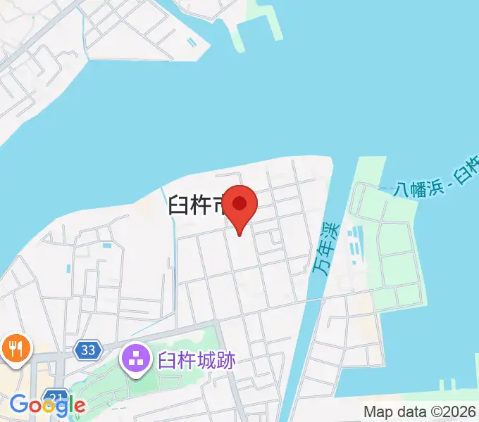 臼杵市民会館の地図