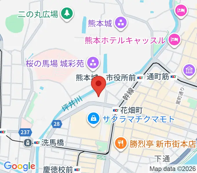 市民会館シアーズホーム夢ホールの地図