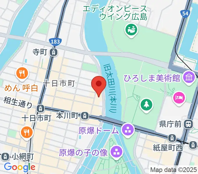 WAKOゲバントホールの地図