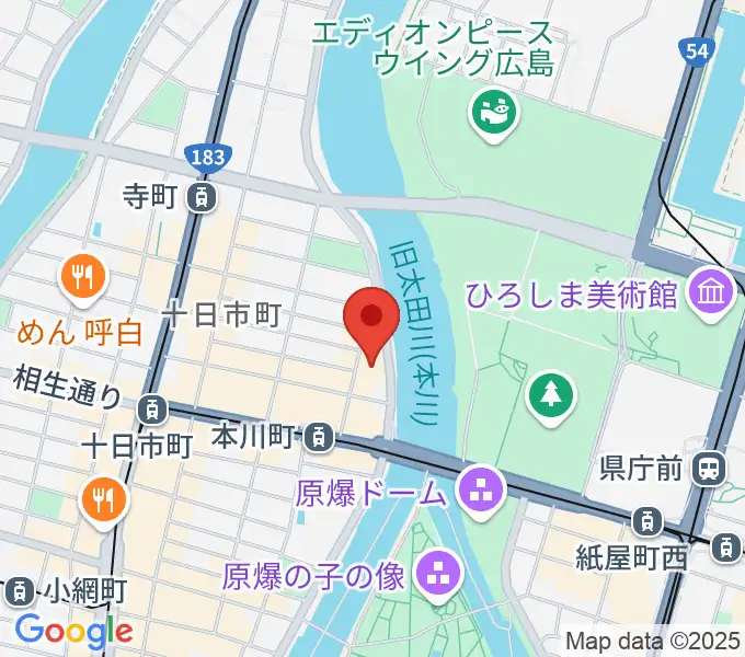 WAKOゲバントホールの地図