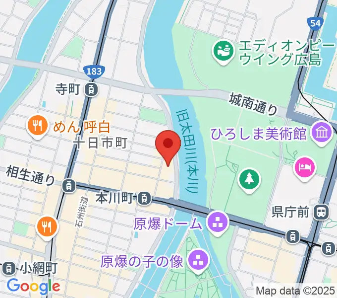 WAKOゲバントホールの地図