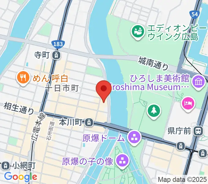 WAKOゲバントホールの地図