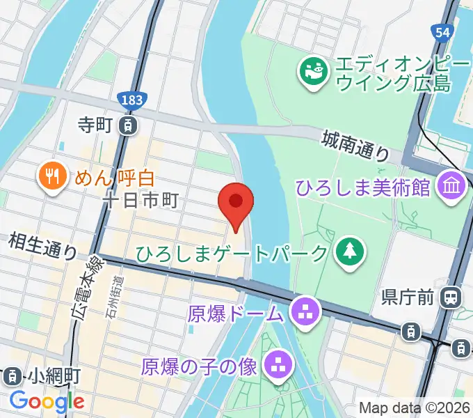 WAKOゲバントホールの地図