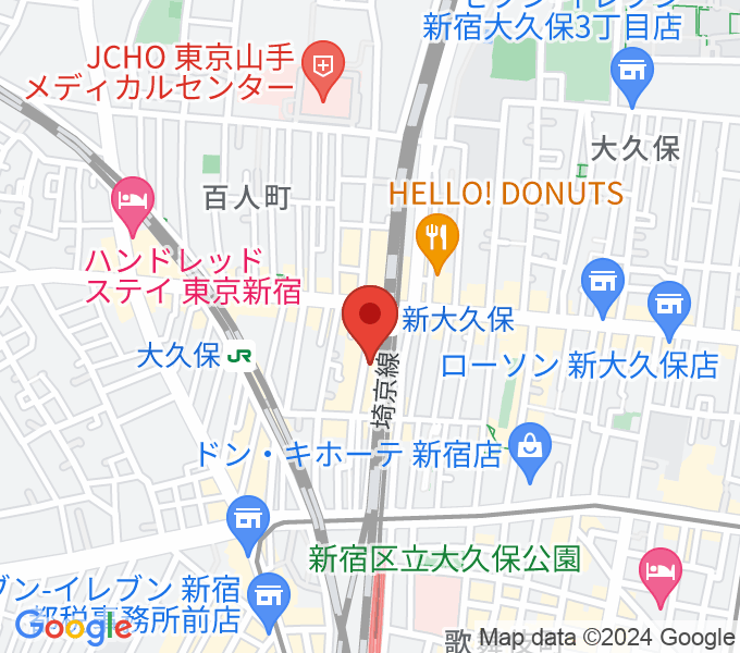 クロサワ楽器 日本総本店の場所
