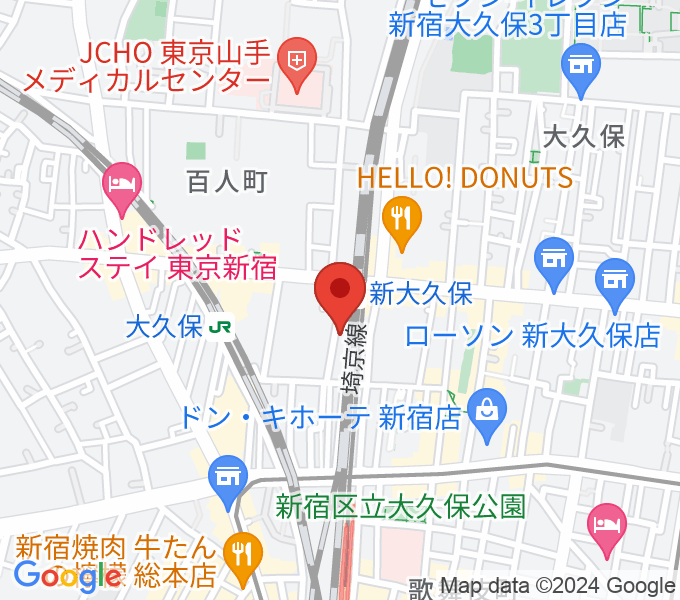 クロサワ楽器 日本総本店の場所