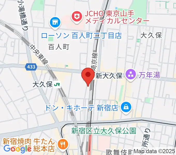クロサワ楽器 日本総本店の地図