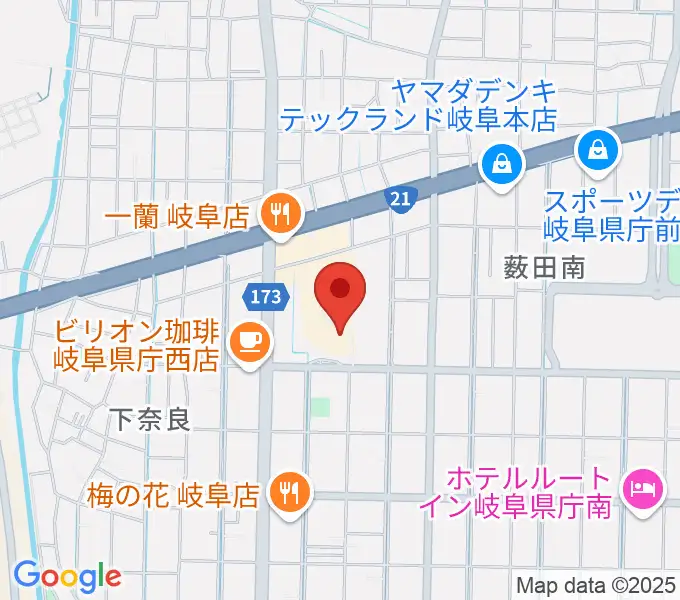 サラマンカホールの地図