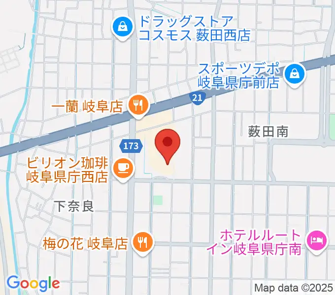 サラマンカホールの地図