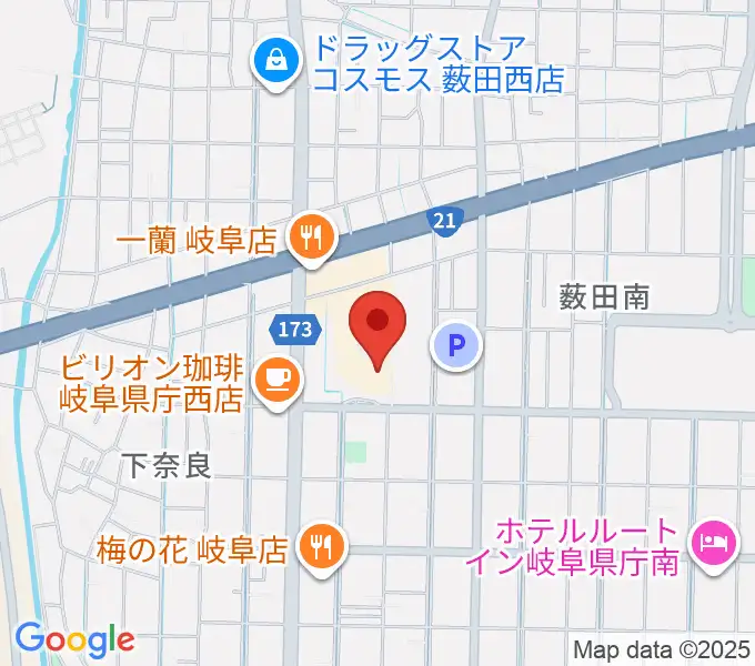 サラマンカホールの地図
