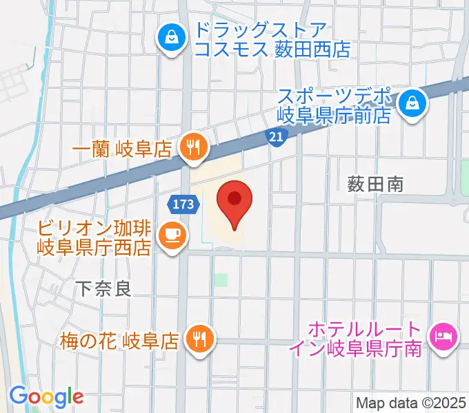 サラマンカホールの地図
