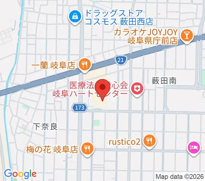 サラマンカホールの地図