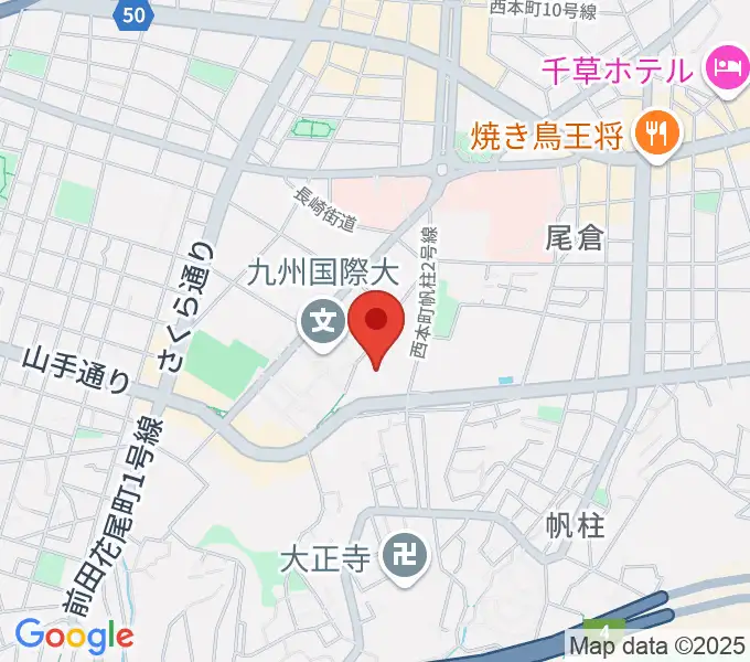 北九州市立響ホールの地図