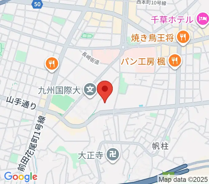 北九州市立響ホールの地図