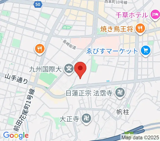 北九州市立響ホールの地図