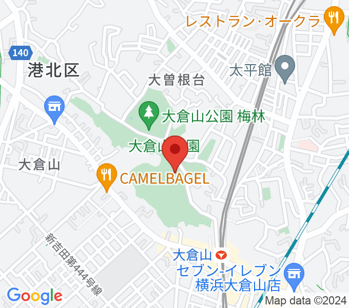 横浜市大倉山記念館の場所