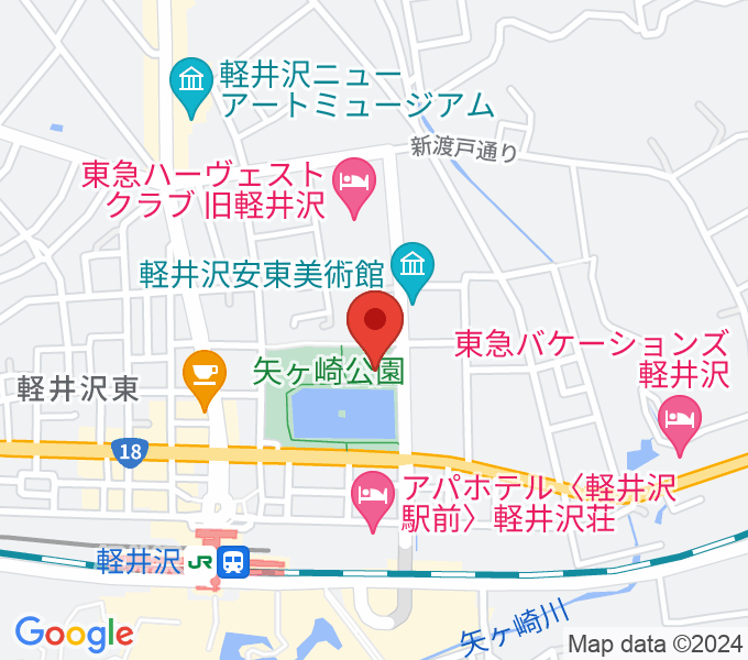 軽井沢大賀ホールの場所