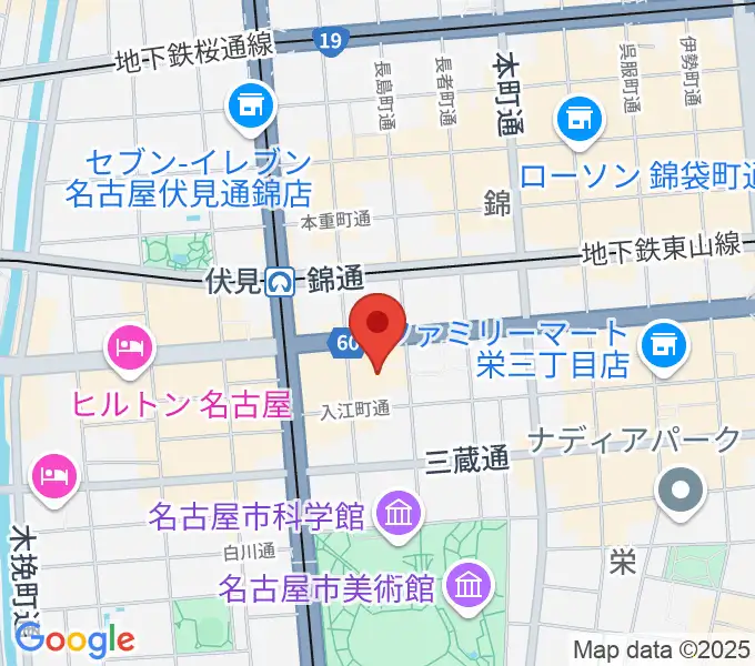 電気文化会館 ザ・コンサートホールの地図