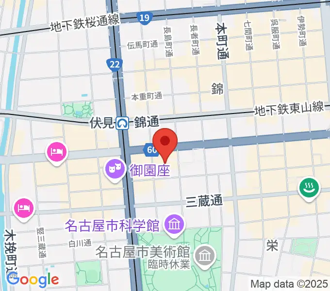電気文化会館 ザ・コンサートホールの地図