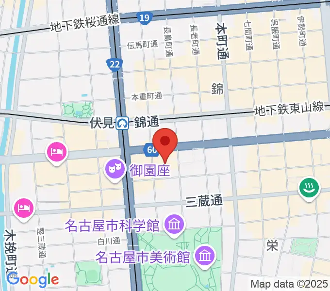 電気文化会館 ザ・コンサートホールの地図