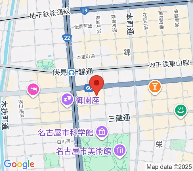 電気文化会館 ザ・コンサートホールの地図