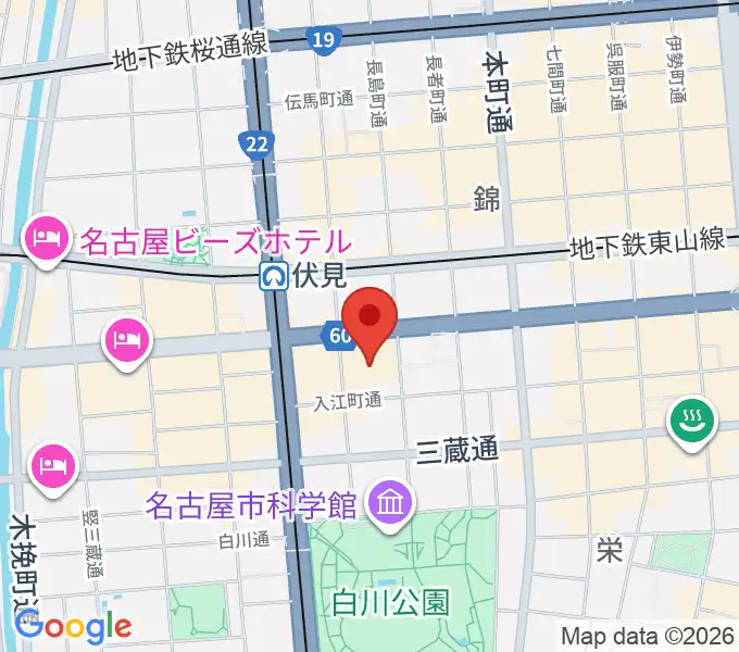 電気文化会館 ザ・コンサートホールの地図