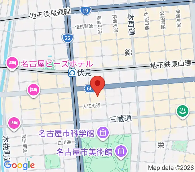 電気文化会館 ザ・コンサートホールの地図