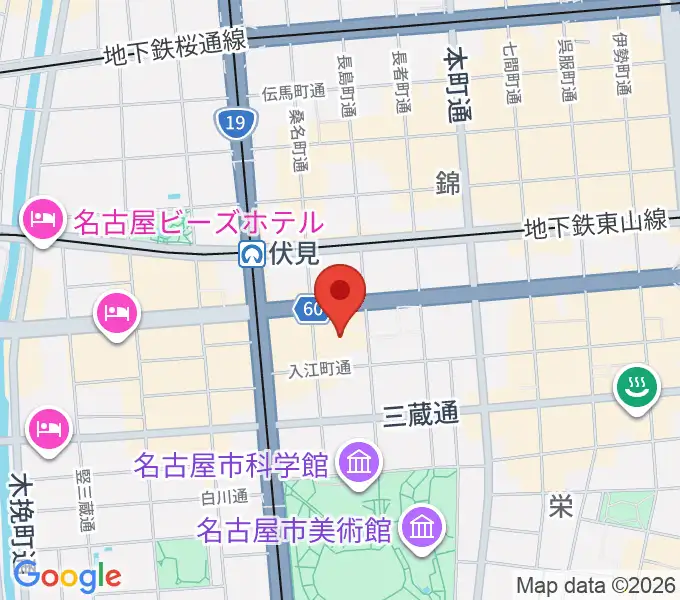 電気文化会館 ザ・コンサートホールの地図