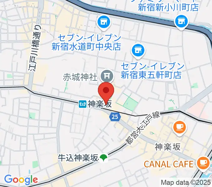 音楽の友ホールの地図