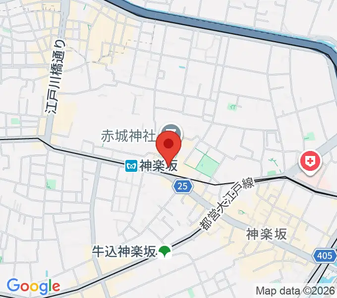 音楽の友ホールの地図