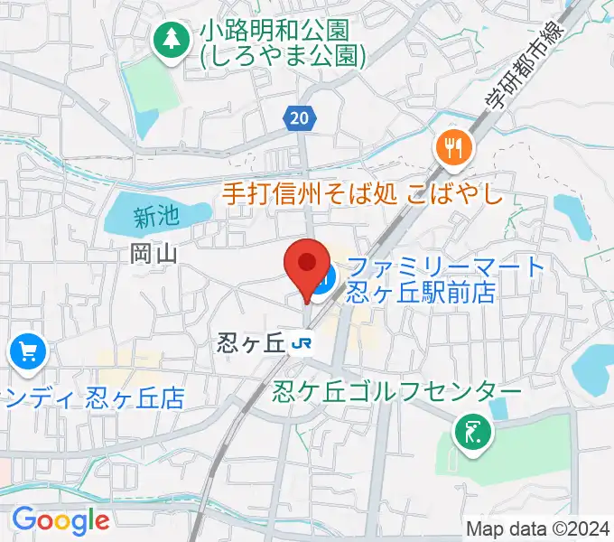 スタジオ・ペグの地図