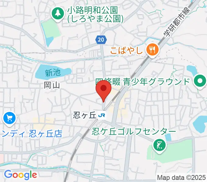 スタジオ・ペグの地図