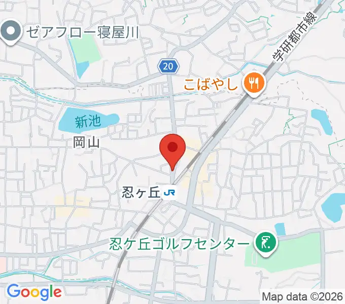 スタジオ・ペグの地図
