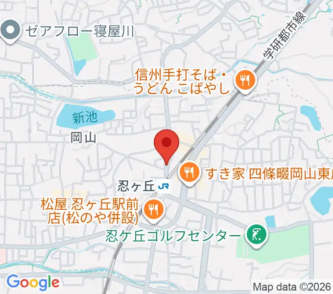 スタジオ・ペグの地図
