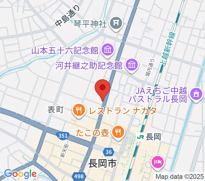 スタジオ・チャオの地図
